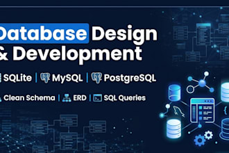 design and build a database for your web or desktop application