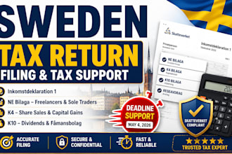 prepare your inkomstdeklaration 1 swedish tax return ne bilaga k4 k10 reseavdrag