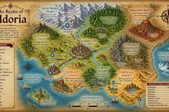 draw custom vector map, route or direction map, or city map