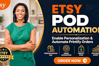 enable etsy personalization box printify and automate pod orders