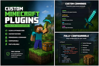 create minecraft paper plugins for your server