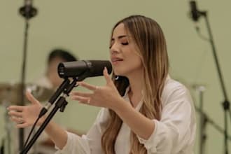 be your female gospel singer christian songwriter for custom worship songs