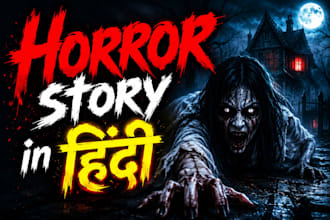 write horror story in hindi
