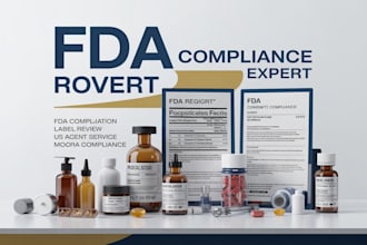 handle fda registration, US agent service, fda listing and import compliance