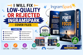 fix low quality or rejected ingram spark cover files