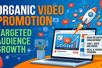 do organic youtube video promotion and channel marketing