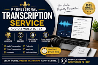 do video and audio transcription