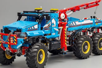 design 3d lego model moc lego set technic car bike house with manual instruction