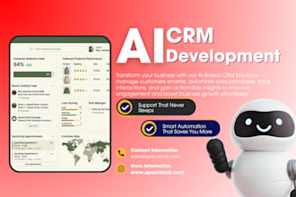 develop ai powered CRM system with automation