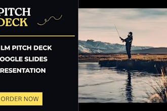 design an investor ready film pitch deck and movie funding presentation