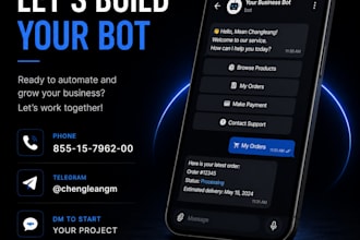 create a custom telegram bot for your business