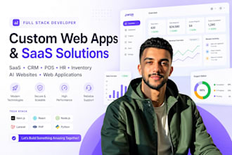 be ai software developer, ai mobile app, php laravel, crm, saas app, ai web app