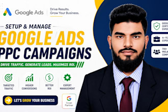 setup and manage your google ads adwords PPC campaigns