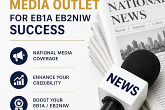 do media coverage in national media outlet for eb1a eb2niw success
