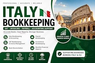 do italy bookkeeping vat invoicing payroll and accounting support