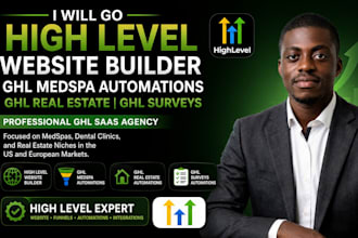 go high level website builder ghl medspa automation ghl real estate surveys
