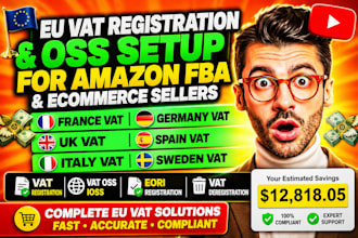 do france vat germany vat UK vat oss eori for amazon fba sellers