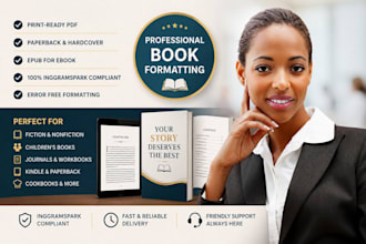 format your manuscript for ingramspark paperback and hardcover