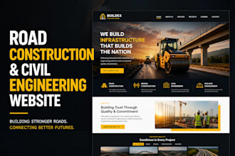 create road construction and civil engineering company website