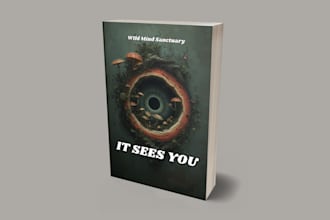 design a dark, gothic or surreal book cover for your novel