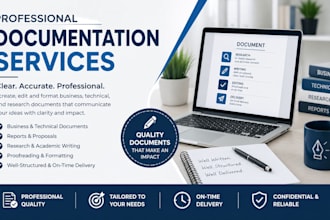 create professional business technical, and research documents