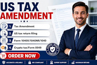 fix irs notices, US tax amendment, form 1040x, form 5472, crypto tax form 8949