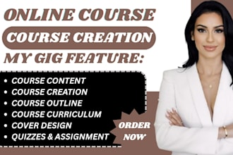 create online course content,elearnin course, course creation, lesson planning