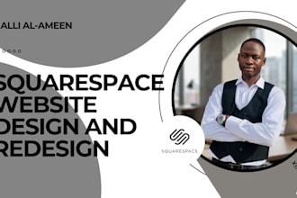 build squarespace website design and redesign