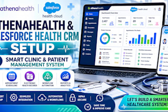 configure athenahealth and salesforce health CRM for clinic systems