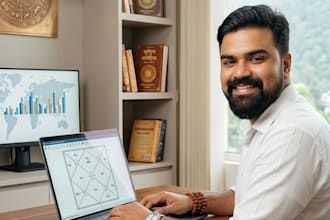 be your professional vedic astrologer and read your birth chart
