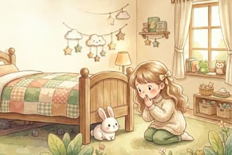design a cute children story book for kids