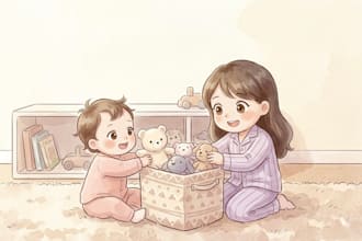 design a cute children story book for kids