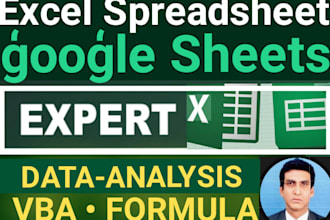 be microsoft excel expert and google sheets