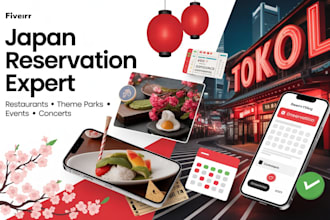 make reservations for restaurants, theme parks, and events in japan