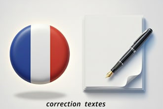 corrige et relire vos textes en francais  et en arabe