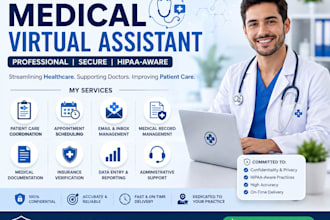 be your medical virtual assistant