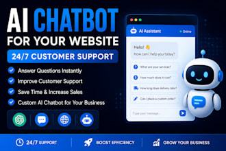 build a customer support ai chatbot for your website