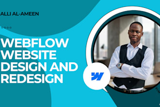 build and develop a webflow website and figma