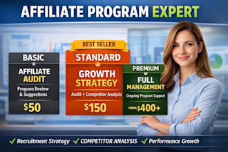 manage and grow your affiliate program as a consultant