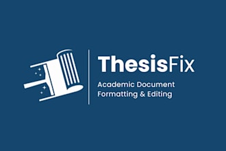 format, fix page numbering, table of contents and proofread your academic docx