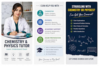 teach chemistry and physics professionally for all grades