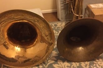 record french horn double horn, triple horn, vienna horn, mellophone wagner tuba