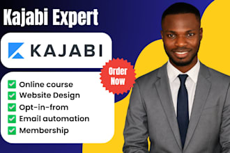 design, set up, kajabi professional attractwell website