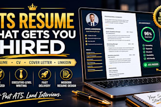 create an ats compliant resume, CV, cover letter and linkedin profile