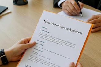 draft a professional non disclosure agreement for your business
