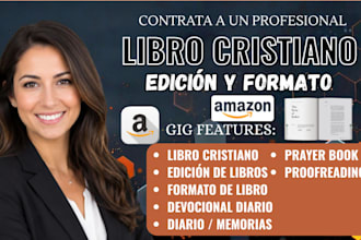 hare edicion cristiana, maquetacion, correccion y diarios devocionales