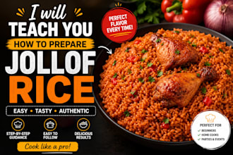 teach you how to prepare jollof rice