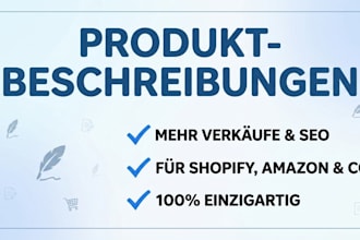 kreative produktbeschreibungen fuer deinen onlineshop schreiben