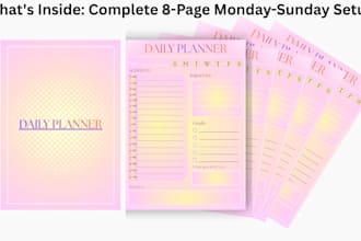 design an aesthetic canva digital p