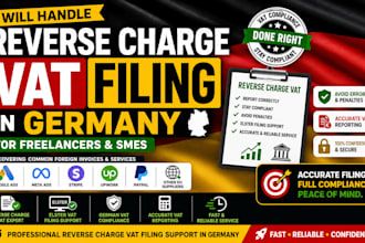 handle reverse charge vat filing in germany for freelancers and smes